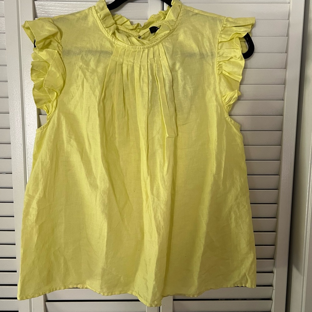 NWT Marc New York linen blouse L